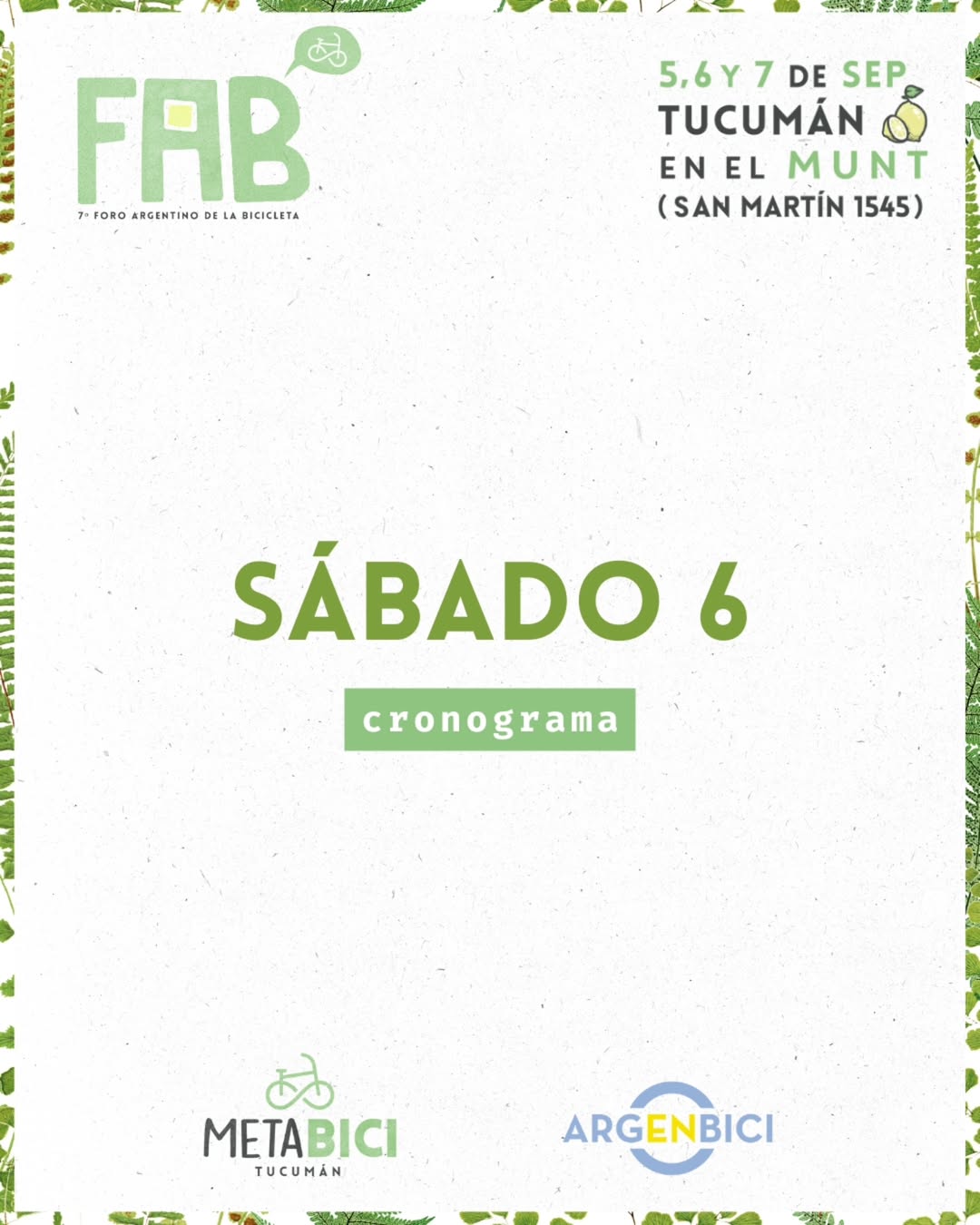 Dia 2 FAB 7 en Tucumán Argentina en bici