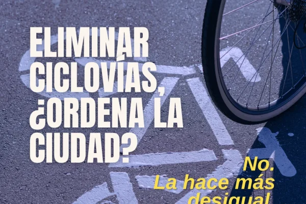 Argentina en Bici comunicado ciclovías